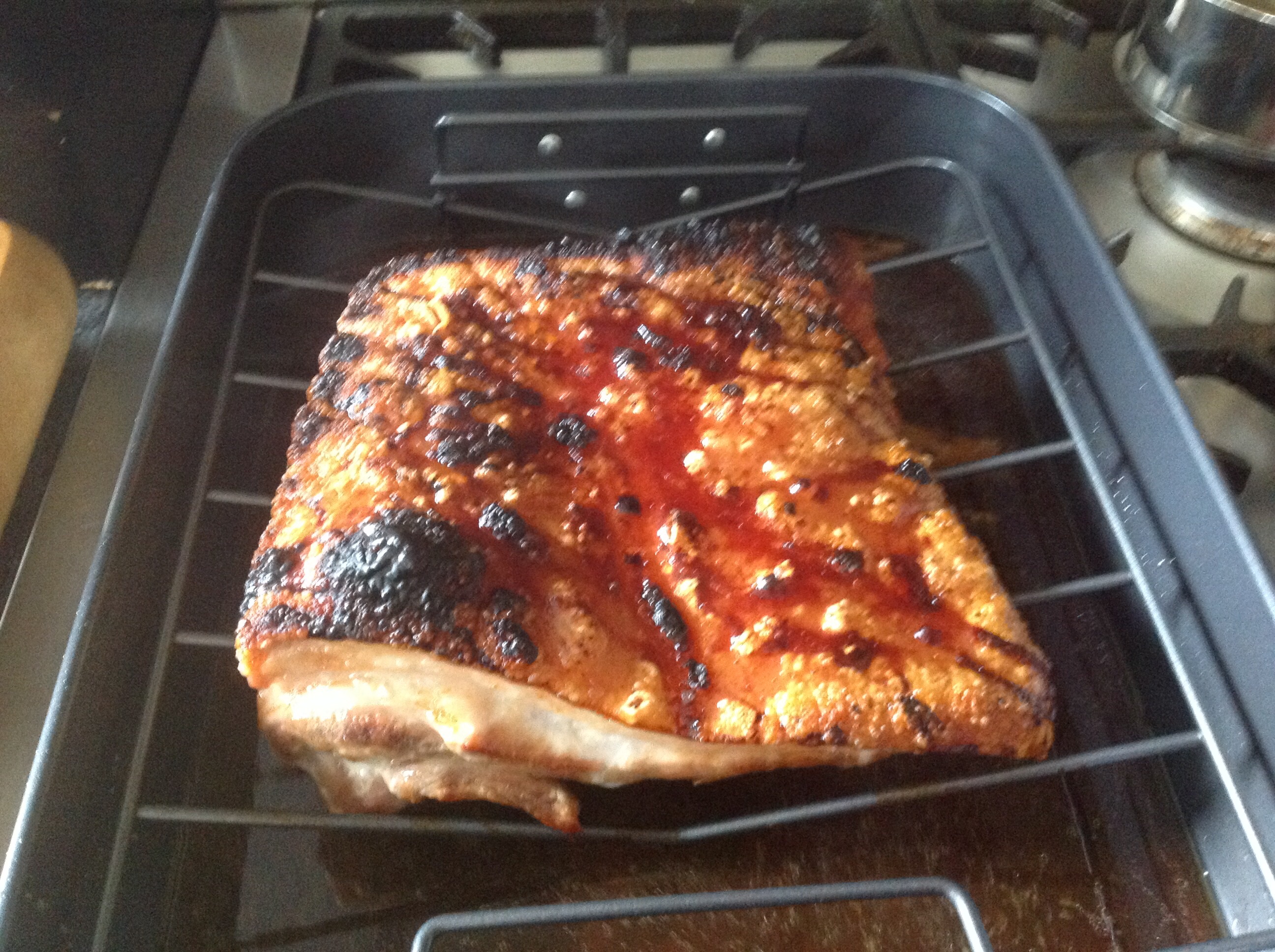Roast belly of pork